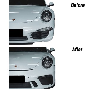 Porsche 911 2012-2019 (991.1/991.2) GT3 Upgrade Front Bumper Assembly with Brand Daytime Running Lights - Unleash the GT3 Power