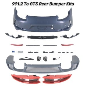 Porsche 911 Carrera 2016-2019 (991.2) GT3 Style Rear Bumper Body Kit with Tail Lights - Free Shipping - ToSaver.com