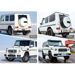 Auto Modification Accessory Front/Rear Bumper for  1991-2017 Mercedes-Benz G Model without Rear Bumper