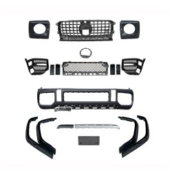 Front/Rear Bumper Grille Wheel Trims Body Kit 2019+ G500 to G63 for Mercedes-Benz G Model