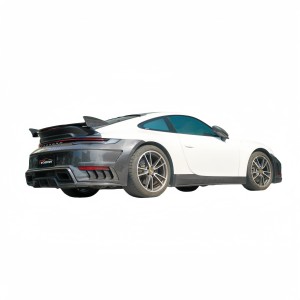 Porsche 911 2019-2024 (992) Topcar Stinger Style Dry Carbon Fiber Front and Rear Bumper Body Kit - Free Shipping - ToSaver.com