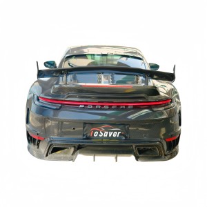 Porsche 911 2019-2024 (992) Topcar Stinger Style Full Dry Carbon Fiber Rear Wing - Free Shipping - ToSaver.com