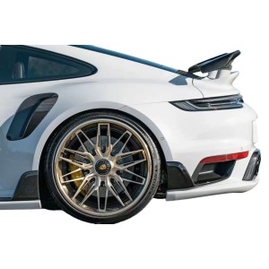 Porsche 911 TurboS 2019-2024 (992) TechArt Style Dry Carbon Fiber Rear Fender Vent Components - Free Shipping - ToSaver.com