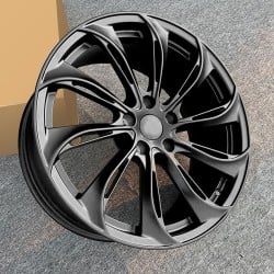 Alloy Forged Wheels for Tesla Model 3 Model Y Model S Model X, 18"-20" Gloss Black Finish