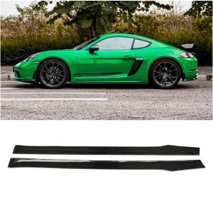 Porsche 718 Boxster/Cayman 2014-2016 (981) YG Style Carbon Fiber Side Skirts - Free Shipping