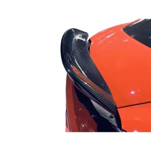 Carbon Fiber Small Spoiler for Porsche 718 Boxster/Cayman 2017-2024 (982) - Free Shipping