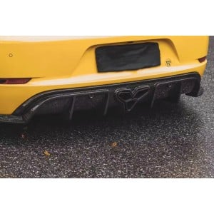 Porsche 718 Cayman/Boxster 2016-2024 (982) Upgraded Dry Carbon Fiber Rear Diffuser - Free Shipping