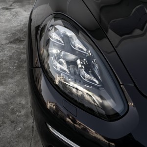 Porsche Panamera 2014-2016 970.2 Upgraded 2022 Smoked LED Matrix Headlights - E-Mark Certified - Free Shipping