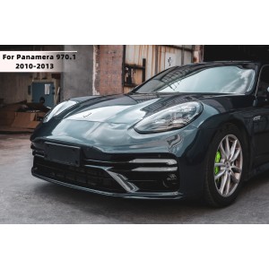 Porsche Panamera 2010-2013 970.1 Upgraded 2022 TurboS Front Bumper BodyKit with LED Headlights [E-Mark Certified]- Free Shipping