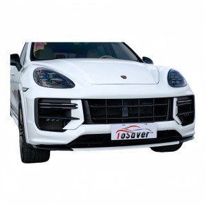 Porsche Cayenne 2011-2014 958.1 Upgrade to 2024 Turbo GT Front Bumper Body Kit with LED Matrix Headlights - Free Shipping