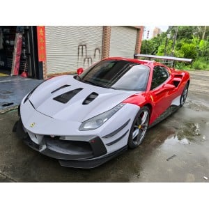 Ferrari 488 Challenge EVO Dry Carbon Fiber Body Kit – Upgrade & Customization – Free Shipping