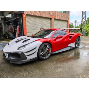 Ferrari 488 Challenge EVO Dry Carbon Fiber Body Kit – Upgrade & Customization – Free Shipping