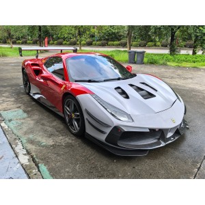 Ferrari 488 Challenge EVO Dry Carbon Fiber Body Kit – Upgrade & Customization – Free Shipping