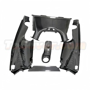 Ferrari 488 GTB Dry Carbon Fiber Engine Bay Kit – Upgrade & Customization – Free Shipping