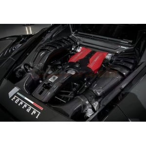 Ferrari 488 GTB Dry Carbon Fiber Engine Compartment Panel Kit – Upgrade & Customization – Free Shipping