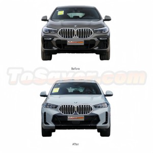 BMW X6 G06 2019-2022 to 2023+ F96 LCI M-Tech Front Bumper Kit & Headlights Upgrade – Free Shipping