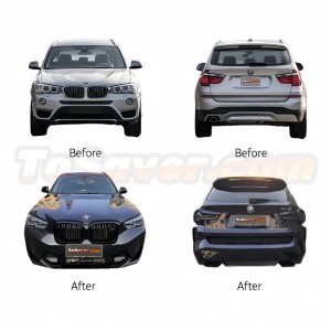 BMW X3 F25 2010-2016 to 2023 F97 LCI X3M Full Body Kit Conversion – Free Shipping