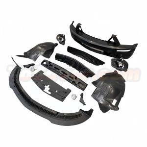 Mustang 2005-2009 to GT500 Style Front Bumper Conversion Kit with Headlights – Free Shipping