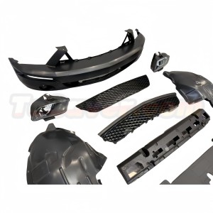 Mustang 2005-2009 to GT500 Style Front Bumper Conversion Kit with Headlights – Free Shipping