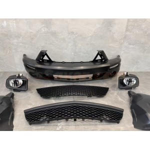 Mustang 2005-2009 to GT500 Style Front Bumper Conversion Kit with Headlights – Free Shipping