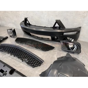 Mustang 2005-2009 to GT500 Style Front Bumper Conversion Kit with Headlights – Free Shipping