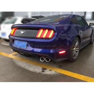 Mustang 2015-2017 GT350 OEM Style Rear Diffuser with Tail Tips – Free Shipping