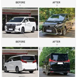 Exterior Upgrade Accessories Body Kit for Toyota Alphard 20 Series 2015-on Alphard Facelift Car Exterior Decoration