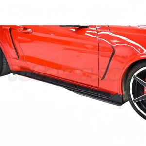 Mustang 2015-2022 GT500 Style Side Skirt Kit – Upgrade Your Look, Free Shipping