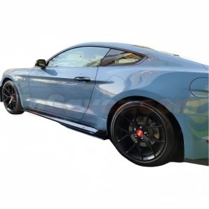 Mustang 2015-2022 GT500 Style Side Skirt Kit – Upgrade Your Look, Free Shipping