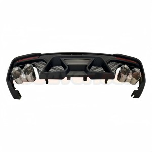 Mustang 2018-2022 GT500 Style Rear Diffuser Kit with Exhaust Tips – Free Shipping