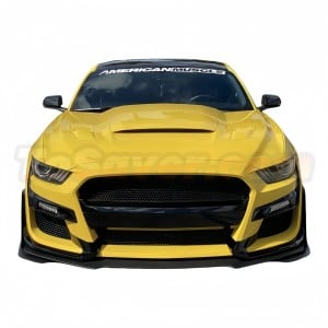 Mustang 2015-2017 GT500 Style Full Body Kit – Front & Bumper, Side Skirts, Rear Diffuser, Exhaust Tips, Spoiler, Free Shipping