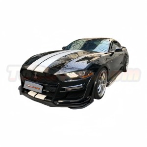 Mustang 2018-2022 GT500 Style Full Body Kit – Front Bumper, Side Skirts, Rear Diffuser, Hood & Spoiler, Free Shipping