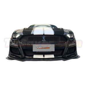 Mustang 2018-2022 GT500 Style Full Body Kit – Front Bumper, Side Skirts, Rear Diffuser, Hood & Spoiler, Free Shipping