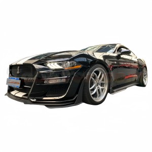 Mustang 2018-2022 GT500 Style Full Body Kit – Front Bumper, Side Skirts, Rear Diffuser, Hood & Spoiler, Free Shipping