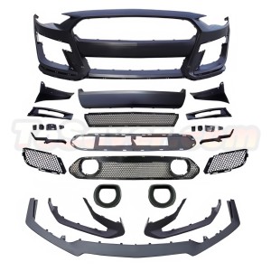 Mustang 2015-2022 GT500 Style Front Bumper Kit with LED Grille Light – Free Shipping Included