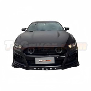 Mustang 2015-2022 GT500 Style Front Bumper Kit with LED Grille Light – Free Shipping Included