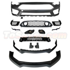 Mustang 2018-2022 Mach 1 Style Front Bumper Body Kit – Free Shipping