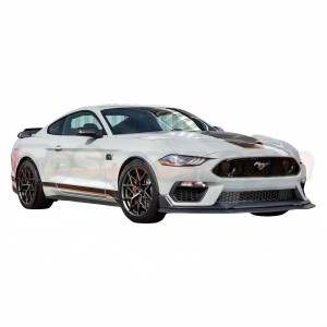 Mustang 2018-2022 Mach 1 Style Front Bumper, Rear Lip, Exhaust Tips, and Spoiler with Wicke Body Kit – Free Shipping