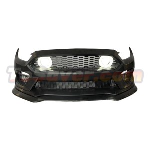 Mustang 2015-2017 Mach 1 Style Front Bumper with LED Grille Light Body Kit – Free Shipping