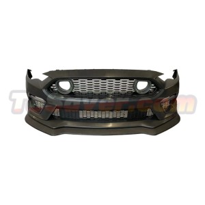 Mustang 2018-2022 Mach 1 Style Front Bumper with LED Grille Light Body Kit – Free Shipping