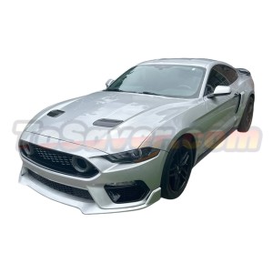 Mustang 2018-2022 Mach 1 Style Front Bumper with LED Grille Light Body Kit – Free Shipping