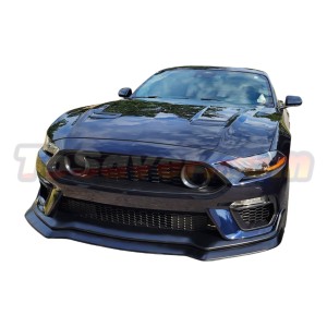 Mustang 2018-2022 Mach 1 Style Front Bumper with LED Grille Light Body Kit – Free Shipping