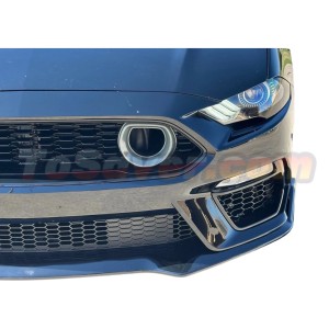 Mustang 2018-2022 Mach 1 Style Front Bumper with LED Grille Light Body Kit – Free Shipping