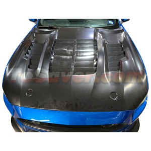 Mustang 2015-2017 GT500 KR Style Aluminum Hood – Perfect Fit Replacement with Free Shipping