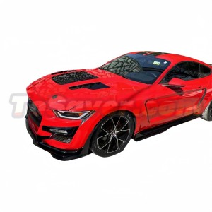 Mustang 2015-2017 GT500 KR Style Aluminum Hood – Perfect Fit Replacement with Free Shipping