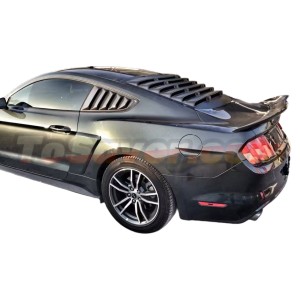 Mustang 2015-2022 GT Style Classic Quarter Window Louvers – Iconic Design, Perfect Fit, Free Shipping