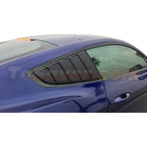 Mustang 2015-2022 Cervini Style Quarter Window Louvers – Stylish Upgrade with Free Shipping