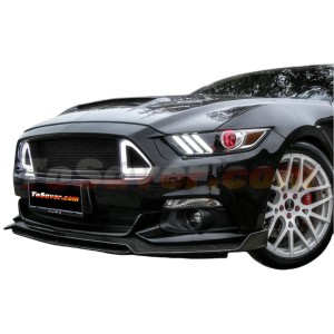 Mustang 2015-2017 RTR Style DRL Grille with LED White Light – Front Grille Upgrade with Daytime Running Lights