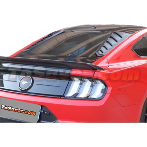 Mustang 2015-2022 Can-Type Rear Window Louver – Sleek Rear Louver Upgrade – Free Shipping