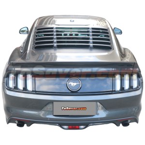 Mustang 2015-2022 GT Style Classic Rear Window Louvers – Iconic Look, Free Shipping